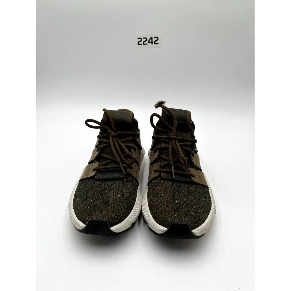 Adidas Prophere Mens Size 7.5 Casual Shoes Trace Olive Knit Low Top Sneakers